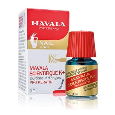 Mavala - Durcisseur d'Ongles Pro Keratin Mavala Scientifique K+ - Durcit la Plaque Cornée - Empêche le Dédoublement de l'Ongle - Formule Complète Efficace - 5ml