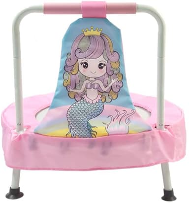 TCTCAO Trampoline pour bébé, mini trampoline pour enfant, cadeau d'anniversaire pour les garçons et les filles, trampoline d'intérieur et d'extérieur pour les enfants de 6 mois à 4 ans