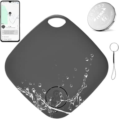 KKSTOTO Traceur GPS Android, Tag Localisateur Android, Fonctionne avec l’app Google Localiser, Bluetooth Localisateur GPS, IP66 ImperméAble, pour Les Clés/Portefeuilles/Valises/Bagages/Enfant