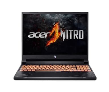 Acer Nitro V16 (ANV16-41-R961) Ordinateur portable de jeu | Écran 16" WUXGA 165 Hz | AMD Ryzen 7 8845HS | 16 Go de RAM | SSD 1 To | NVIDIA GeForce RTX 4060 | Windows 11 | Clavier QWERTZ | Noir
