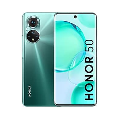 HONOR 50 Téléphone Portable 5G sans SIM Débloqué 6 + 128 Go Smartphone avec Caméra 108 MP 120 Hz 6.57 Pouces Ecran Incurvé Android 11 Garantie 2 Ans (Reconditionné)