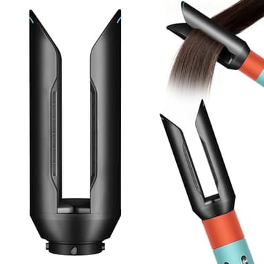 Accessoire lisseur pour Dy-son Airwrap HS01 HS05 HS08, brosse sèche-cheveux pré-coiffage pour cheveux bouclés, accessoires professionnels pour cheveux Salo (noir)