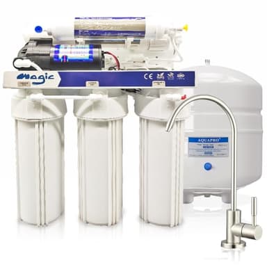 Osmoseur d'eau domestique avec pompe booster 5 étapes MAGIC