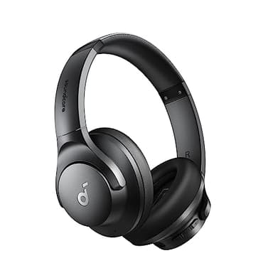 Soundcore Q20i Casque Bluetooth sans fil reducteur de bruit hybride active by Anker, Casque Over Ear, jusqu'à 40 Heures d'autonomie en mode ANC, Hi-Res Audio, Basses Profondes,Personnalisation via App