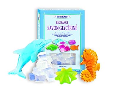Sentosphère - Savon Glycerine 450 grammes - Kit fabrication savon - Atelier creatif enfant - Savon et senteur nature - A partir de 8 ans - Fabrication Française