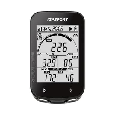 iGPSPORT BSC100S Compteur Velo sans Fil, Écran 2,6'' Autonomie de 40h Enregistrement Intelligent Bluetooth Ant+ Velo GPS
