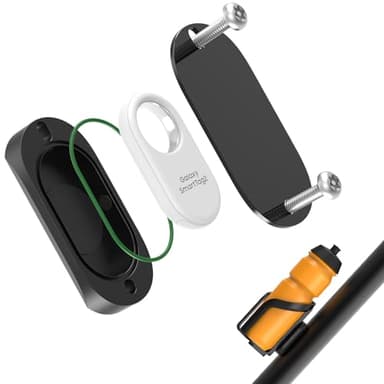 SUPMEGA Support de vélo pour SmartTag2, caché sous le porte-bidon, étanche et antivol avec vis de sécurité pour Samsung Galaxy Smart Tag2 GPS Tracker