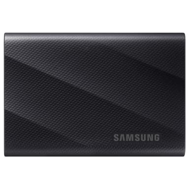 Samsung SSD Externe T9 Portable, 4 To, Vitesses de lecture/écriture jusqu'à 2000 Mo/s¹, USB 3.2 Gen 2x2, Compatible Mac, PC, Android et Appareils photo 12K, Noir, MU-PG4T0B/EU
