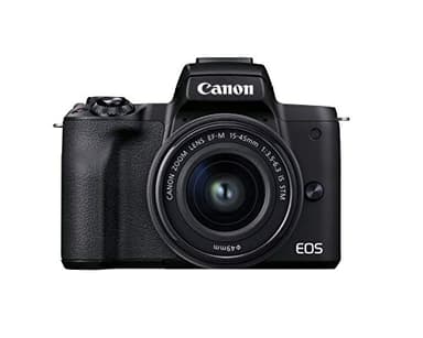 Canon EOS M50 Mark II (Noir) + EF-M 15-45 mm et EF-M 55-200 mm est Un lot STM
