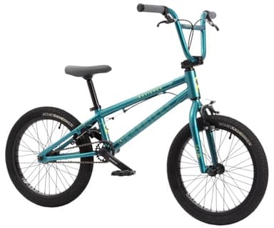 KHE Ravisher LL Vélo BMX 18" 2025 – Cadre en aluminium – Affix Rotor – Seulement 8,6 kg – Street Park – Pour enfants de 125 à 145 cm – Turquoise