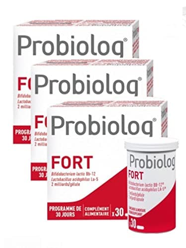 Mayoli Spindler Probiolog FORT - Compléments alimentaires - Système digestif - lot de 3 boîtes de 30 Gélules. (F)