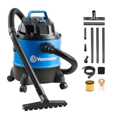 Vacmaster VQ1220PF Eau et Poussière, Aspirateurs Eau et poussière, Bleu, 1250 W, 20 liters