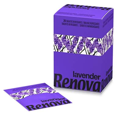 Renova Lingettes rafraîchissantes à la lavande - 20 lingettes