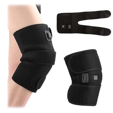 Chauffantes pour le genou, Genouillères chauffantes, Genouillère chauffante, Genouillères chauffantes, Coussin chauffant pour genoux, thermothérapie pour soulager les douleurs articulaires, 3 niveaux