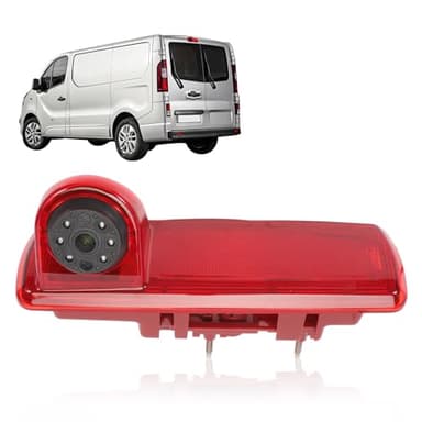 Taesayl Camera Recul HD pour Opel Vivaro Fiat Soignous ENTO Nissan NV300 Renault Traffic 3. Feu Stop