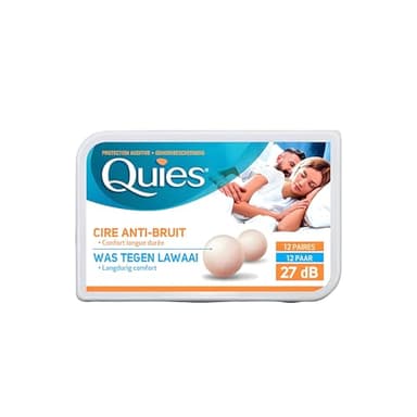Quies 24 Boules de Protection Auditive à la Cire Naturelle by QuiesÂ