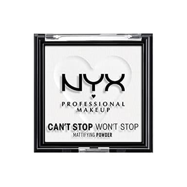 NYX Professional Makeup Poudre Matifiante Can't Stop Won't Stop Mattfying Powder, Fini Mat, Brightening Translucent