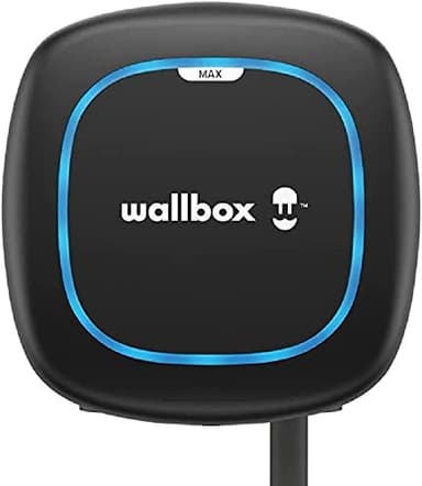 Wallbox Pulsar Max, Chargeur pour Véhicules Électriques (7.4kW, Type 2, Wi-FI, Bluetooth, OCPP, Intérieur/Extérieur, 5m, Installation Facile), Noir