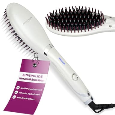 Lisseur cheveux - Lisseur vapeur Professionnel - Fer a lisser - Appareils et outils de coiffure - Plaque cheveux - les lisseurs -Lisseur avec Superglide fonction ionique, LED, lampe de contrôle