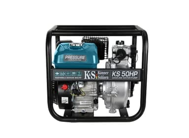 Könner & Söhnen motopompe à essence pour eau propre haute pression KS 50HP, pompe à eau de jardin, motopompe pour puits, vide-cave, 7,0 CV, moteur thermique à 4 temps EURO V, pompe de surface.