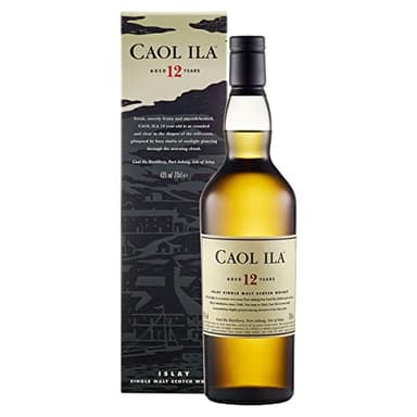 Caol Ila 12 Ans, Whisky Single Malt, 70cl Sous Étui