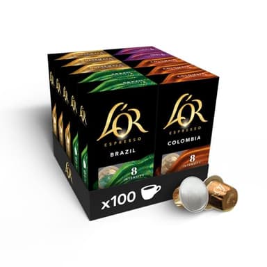 L'OR Espresso ASSORTIMENT 4 variétés ORIGINES 100 capsules