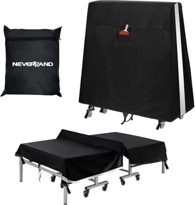 NEVERLAND Housse de Table de Ping-Pong Imperméable Couverture de Table de Ping Pong 600D Oxford Étanche pour Extérieur et Intérieur Bâche de Protection pour Table de Tennis de Table (165*70*185 cm)