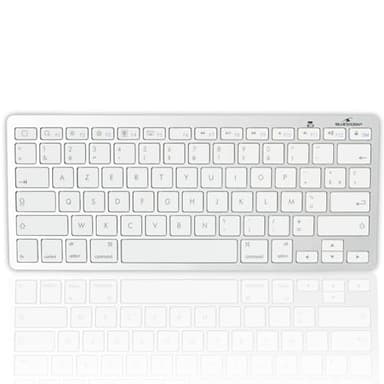 Bluestork Clavier sans Fil Bluetooth pour Mac, MacBook Pro, Air, Mini, iMac, iPad Air 4/3, iPad Pro 12.9/11, Mini, iPhone - Mini Clavier Mac Français AZERTY, Compact, Ultra Mince, Léger, Silencieux