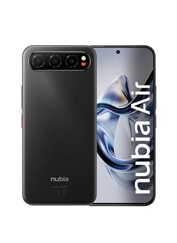 nubia AIR 5G Smartphone – Écran AMOLED de 6,78 pouces 1,5 K, boîtier ultra fin de 5,9 mm, 8 Go de RAM + 256 Go de ROM, triple appareil photo 50 MP, batterie 5000 mAh, charge rapide 33 W, smartphone