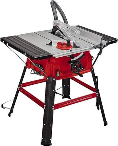 Einhell Scie circulaire sur table TC-TS 2025/2 U (2 000 W, dispositif de réglage hauteur/inclinaison de la lame de scie, butée parallèle, butée d’angle +/- 60°, rallonges latérales)