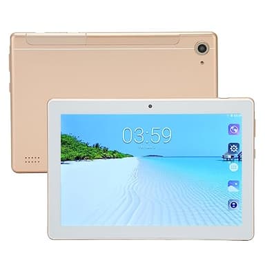 Tablette Android 10 8 Pouces, Tablette 4G LTE pour Enfants, CPU Octa Core, 6GB RAM 128GB ROM, écran Tactile FHD, Appareil Photo 5MP+8MP, WiFi 2.4G/5G, Bluetooth, Batterie 6000mAh (Or)