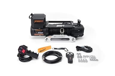 KANGAROO WINCH Treuil Electrique 12v Rapide 8000 lbs / 3633 kg - Puissant avec Câble Synthétique et Télécommande - Construction Fiable - Pour Véhicules 4x4, Forestiers et Utilitaires (K8000XP)