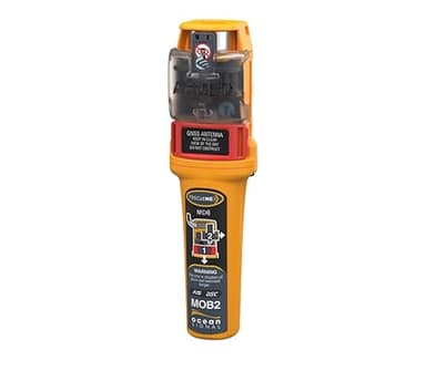 Ocean Signal MOB2 – AIS avec GPS intégré pour la sécurité personnelle de l'homme à la mer – Balise d'urgence maritime compacte, étanche et fiable