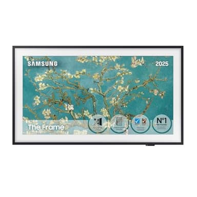 Samsung TV AI 32 Pouces The Frame LS03 4K Smart TV, Galerie d'art avec Display Mate, Cadres Interchangeables, Technologie Quantum Dot, One Connect et Câble Quasi Invisible, Support Mural Slim