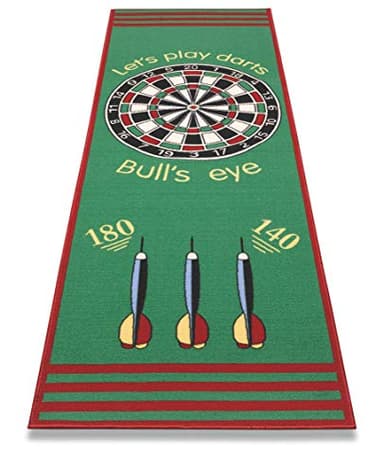 F&S Tapis de Jeu de très Bonne qualité - Jeu de Fléchettes - Bulls' Eye - Cible. 79 x 237 cm. Fabriqué en Europe.