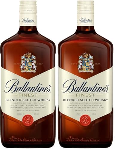 BALLANTINE'S Finest Whisky Ecossais - 40%, 1L (Lot de 2)