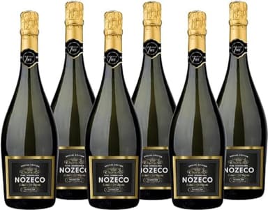 Nozeco - Vin Blanc Effervescent - Sans Alcool - Vegan (6 x 0.75 l)