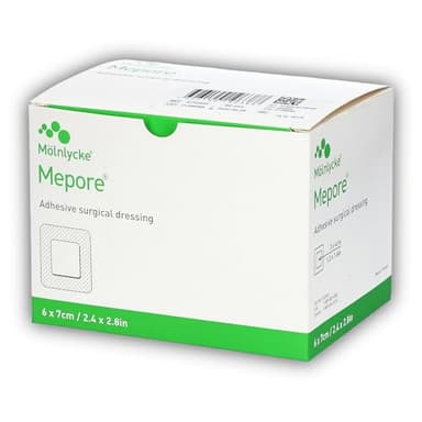 Mepore 6 x 7cm - 60 pansements
