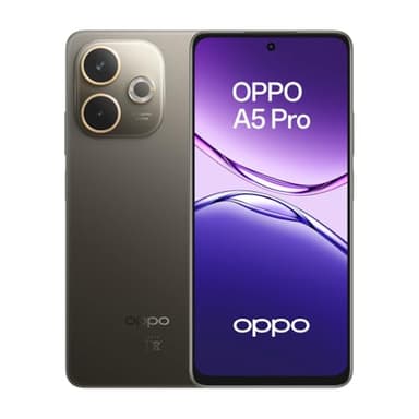 Oppo A5 Pro, Smartphone Android, 8 Go RAM + 256 Go, Déverrouillé, Black Brown