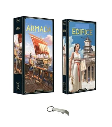 Lot Seven Wonders 2 Extensions Edifice + Armada Version Française + 1 Décaps Blumie (Edifice + Armada)