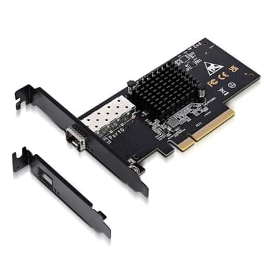 GigaPlus 10Gbe PCI-E NIC X520-1S, 10Gb Single Port SFP+, PCIe X8, Windows/Windows Server/VMware Compatible