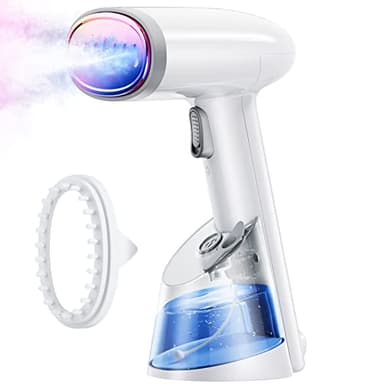 Fer à repasser de voyage Defroisseur Vertical, Mioduro Portable Defroisseur a Main Vapeur à Vêtements avec réservoir d'eau de,Steamer idéal pour la maison et le voyage