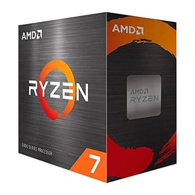 AMD Ryzen 7 5700G Processeur (Radeon Graphique Intégré, 8 Coeurs/16 Threads, 65W TDP, Socket AM4, Cache 20 Mo, jusqu'à 4.6 Ghz Fréquence Boost, Ventilateur wraith Stealth)