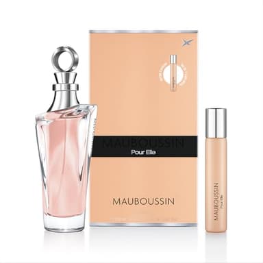 Mauboussin - Pour Elle 100ml + 20ml (Travel Spray) - Eau de Parfum Femme - Senteur Florale & Fruitée