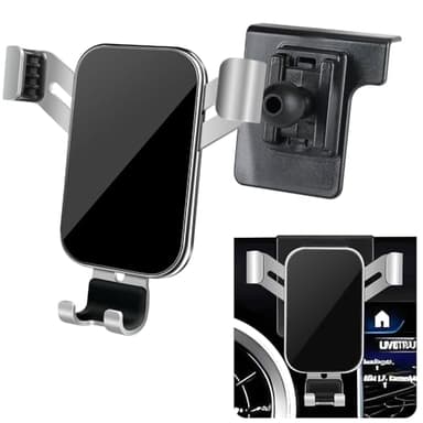 LUNQIN Support de téléphone de voiture pour Mercedes Benz Sprinter eSprinter 2019 2020 2022 2023 2024 2025 Accessoires d'intérieur de voiture Meilleur support de téléphone portable Support d'écran de