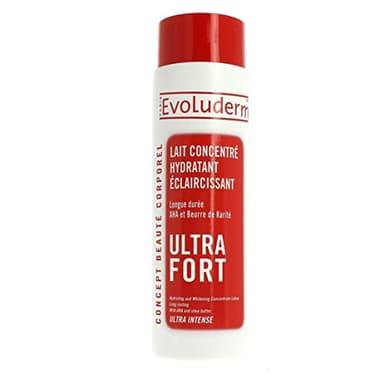EVOLUDERM – Lait Concentré Hydratant Éclaircissant Ultra Fort – 500 ml – Ingrédients d’Origine Naturelle – Végan – Fabrication Française