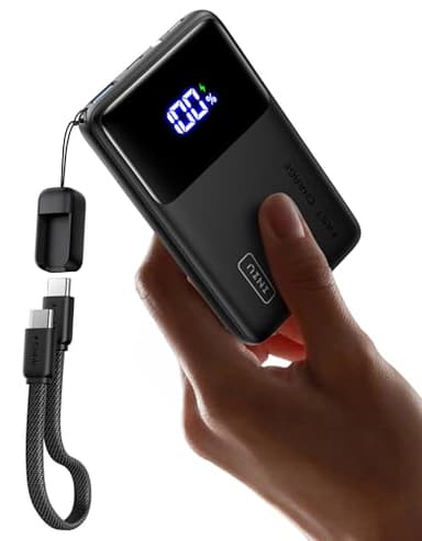 INIU Batterie Externe, Ultra Petit 10000mAh 45W PD3.0 QC4.0 Power Bank, Batterie Portable USB C Input & Output, Charge Rapide Powerbank Compatible avec iPhone 17 16 15 14 Pro Max Samsung iPad Pro etc
