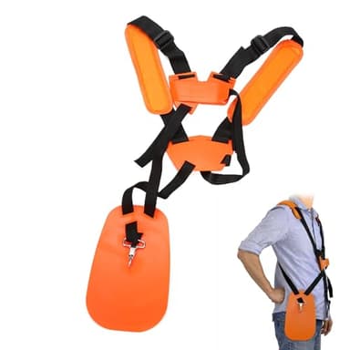 Harnais et sangle réglable à double épaule pour débroussailleuse et tondeuse professionnelle, expérience de jardinage confortable et efficace