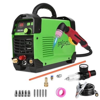 Decoupeur Plasma 220V, à pilot arc non tactile et 50A, max cut 16 mm, clear cut 12 mm, avec écran numérique, Découpeur Plasma CUT50L Mis à Niveau