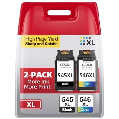 545 546 XL Cartouches d'impression, PG-545XL CL-546XL Compatibles avec Les Canon Cartouches d'impression 545 546 XL Multipack pour Pixma TS3400 TS3100 TS3150 TS3300 TS3350 TS3450 TR4500 TR4551 MX495